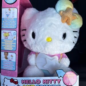 Hello Kitty Rainbow Light Up Plush Toy